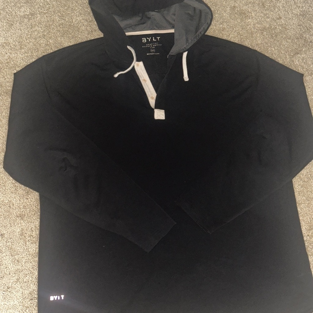 BYLT Drop-Cut LUX Hooded Henley Size XXL - Picture 5 of 5